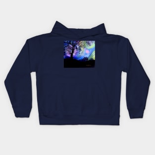 Aurora Borealis Dreaming Kids Hoodie